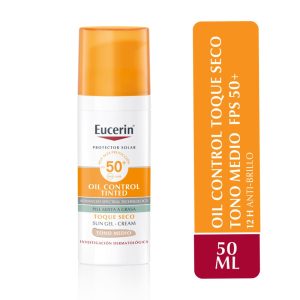 Sun Oil Control Tinted Facial Tono Medio FPS50+ 50ml